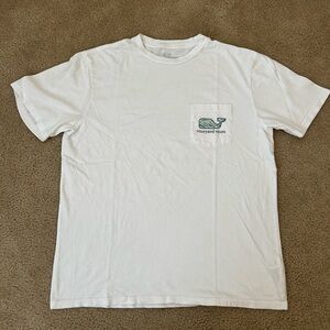Vineyard Vines White Short Sleeve Tee Classic Crew Neck